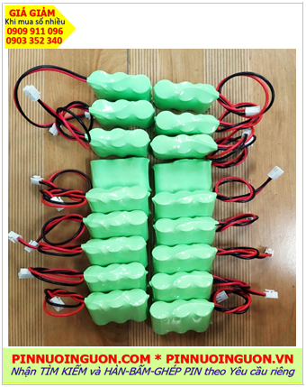 Pin sạc 3.6v AA1200mAh; Pin đèn Exit thoát hiểm 3.6v AA1200mAh; Pin đèn sự cố khẩn cấp 3.6v AA1200mAh